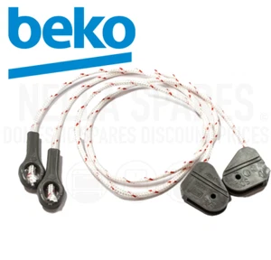 Par de cuerdas para puerta lavavajillas Beko genuinas 1881050100 DWD5410, D3421, DE3761 - Imagen 1 de 9