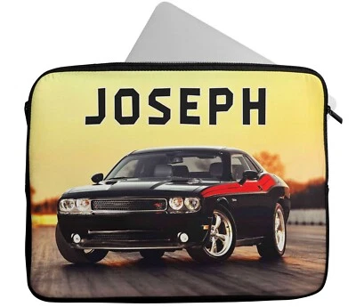 Funda Personalizada Cualquier Nombre Diseño Coche Laptop Funda Tablet Bolsa 405 Foto 1 de 4
