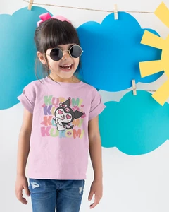 Cute Kuromi Kids Tee - Fun Graphic Shirt, Birthday Gift, Anime Top, Kids Heavy - Picture 1 of 13