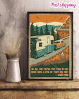 Camping Rv Car Of All The Paths You Take In Life Vintage Vintage Home Poster ...