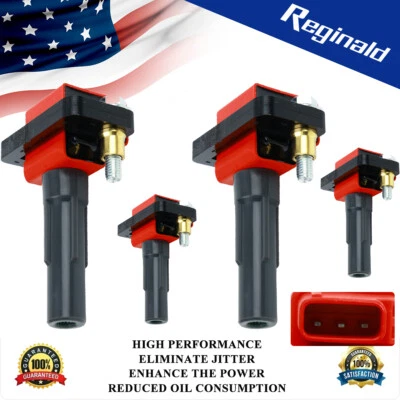 Pack of New 4X Ignition Coils For Subaru Impreza WRX 2002-2003 2.0L H4 UF480 - Image 1 of 4