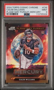 2024 Topps Cosmic Chrome Caleb Williams Mercury Planetary Pursuit PPM-CW PSA 9 - Picture 1 of 2