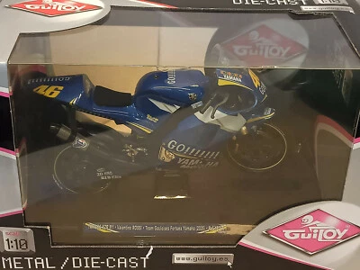 Yamaha YZRM1 46 Gauloises Valentino Rossi - Guiloy Bike Die cast metal 1:10 2005 - Immagine 1 di 4