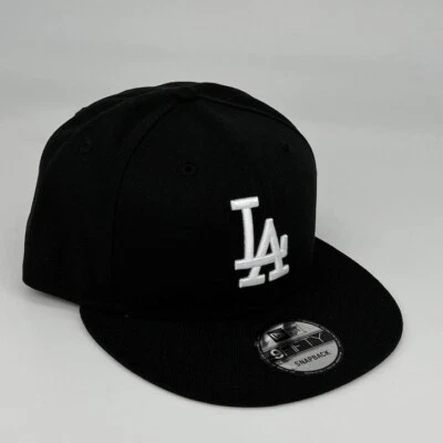 Los Angeles Dodgers 9FIFTY Adjustable Snapback New Era Cap - Black - NWT