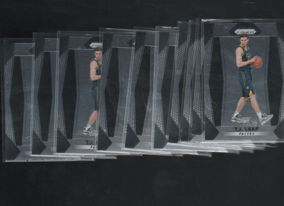 (12) COUNT LOT T.J. LEAF 2017-18 PANINI PRIZM ROOKIE CARD #225 - Image 1 of 1