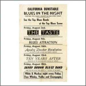 Ten Years After California Ballroom Dunstable 1968 Handbill (UK) - Picture 1 of 1