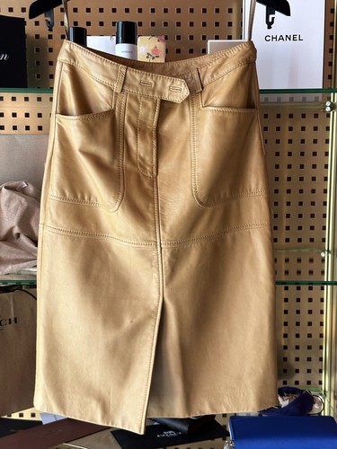 Gonna in pelle Tory Burch XS