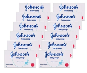 12 Bars of Johnson's Original Baby Soap Enriched With Moisturizer 75G X 12 - Picture 1 of 2