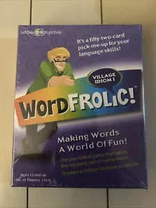 Word Frolic! Village Idiom I by LeftSide-RightSide 2011 Cards,Flash Cards - Imagen 1 de 2