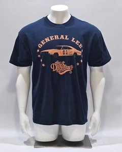 THE DUKES OF HAZZARD GENERAL LEE GRAPHIC T-SHIRT NAVY BLUE (SIZE XL 100%) WOW!🔥 - Picture 1 of 3