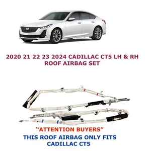2020 2021 2022 2023 2024 Cadillac CT5 LH & RH roof airbag (SET) - Picture 1 of 6