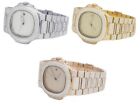 Mens Iced S.Steel Rose Yellow White Steel 40MM PP Simulated Diamond Watch
