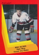 1990-91 ProCards AHL/IHL #594 MIKE HILTNER - Kansas City Blades