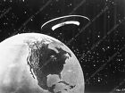 8954-34 special fx flying saucer orbiting Earth film This Island Earth 8954-34 8