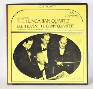 Hungarian Quartet - Beethoven Early Quartets 12" 33 1/3 rpm  3 lp Box Set (Mint) - Picture 1 of 3
