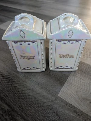 Mepoco Ware Vintage ,  Set of Sugar and  Coffee container  - Изображение 1 из 4