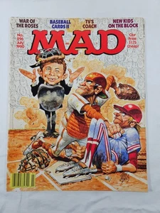MAD Magazine July 1990 #296 Baseball Cards II War Of The Roses Coach - Picture 1 of 2
