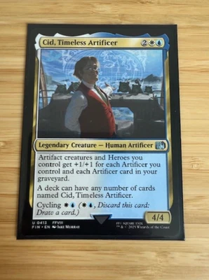Magic the Gathering: Cid, Timeless Artificer (0413) Final Fantasy Regular NM - Image 1 of 2