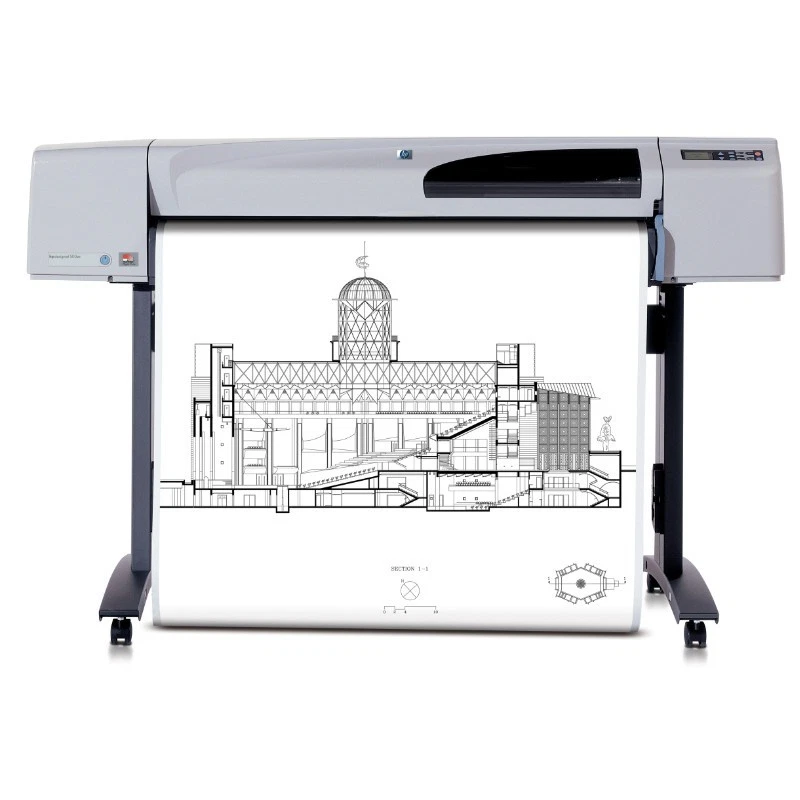 HP DesignJet 500 plus (C7770F) Farb- Plotter 42-Zoll / 107cm DIN A0 - Bild 1 von 2