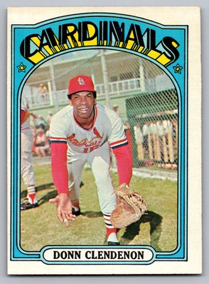 1972 Topps #671 Don Clendenon Cardinals Foto 1 de 3