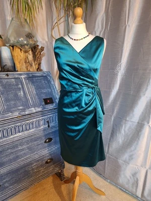 Coast elegant classic silk Teal  Dress UK 18 – Wedding/ Party/ Evening/ Formal - Image 1 of 4