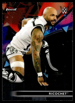 2021 FINEST WWE WRESTLING CARD RICOCHET #33 7916 - Image 1 of 2