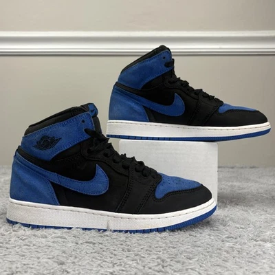 Nike Air Jordan 1 Mid SE Zapatos Juveniles Talla 6Y Negro Azul Tenis FD1437-042 Foto 1 de 4