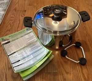 NutraEase 8 Quart Titan Dutch Oven mit Deckel & Griffen Pfanne Magnet Untersetzer & Kochbuch - Bild 1 von 20