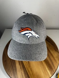 Neu Denver Broncos '47 Marke NFL grau Nimbus Reinigung verstellbar Mütze Kappe Einheitsgröße neu mit Etikett - Bild 1 von 9