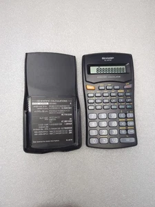 SHARP EL-501W Scientific Calculator w/ Cover Tested and working - Picture 1 of 2