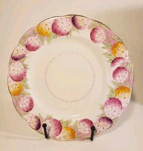 Vintage Royal Albert Candytuft Dessertteller überbackener Goldrand 8" - Bild 1 von 9