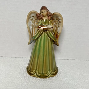 Kirkland's Christmas Angel Ceramic Bell 111768 Bible - Picture 1 of 3