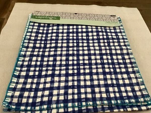 TISCHLÄUFER BLAU KARIERT 16 ZOLL X 72 ZOLL - Bild 1 von 6
