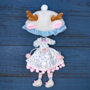Doll outfits Lovely Dress+Hat+Shoes for 12" blythe doll - Picture 1 of 5