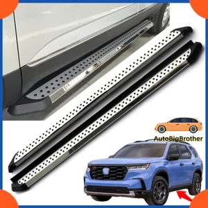 Fits for Honda pilot 2023 2024 2Pcs Running Boards Side Steps Pedals Nerf Bar - Picture 1 of 13