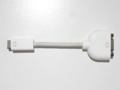 Apple M9320G/A Mini DVI to VGA Adapter Connector Cable for Monitor Projector  - Image 1 of 3