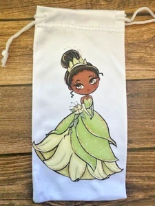 Soft Eye Sunglasses White Accessory Pouch Pull Top Princess Frog Tiana Gown - Picture 1 of 1