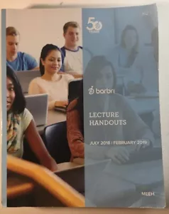 Barbri LECTURE HANDOUTS JULY 2018 | FEBRUARY 2019 - Picture 1 of 4