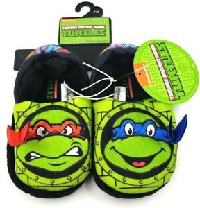 Teenagers Mutant Ninja Turtles Child's Toddler Slippers SZ 7/8