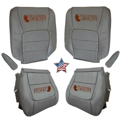 Cubierta de asiento de cuero delantera completa para Lexus LX470 2005 2006 2007 color gris Foto 1 de 4