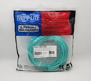 Tripp Lite N820-35M Fiber Optic Duplex Patch Cable OM3 50/125 LC Multimode 10Gb - Picture 1 of 7