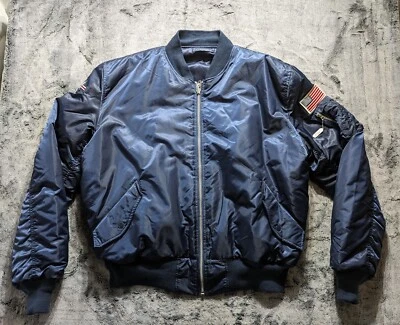 San Diego Padres Bomber Reversible Jacket Men's Size XL Blue - Image 1 of 4