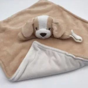Carter's Lovey Puppy Dog Security Blanket Pacifier Holder - Picture 1 of 7