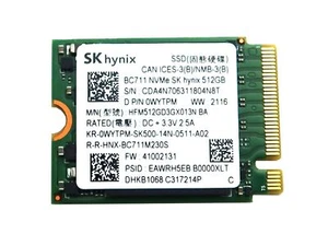 New SK HYNIX 41002131 512GB M.2 2230 NVME PCIE 3.0 X4 SOLID STATE DRIVE - Picture 1 of 2