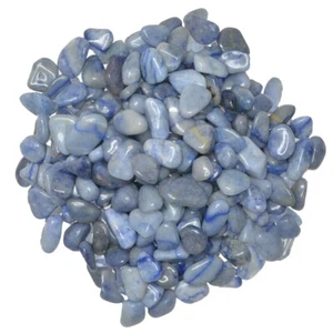 Piedras caídas de cuarzo azul de 1/2 lb - Grado 2 - XXSmall - 0,25" a 0,75" promedio - Imagen 1 de 3