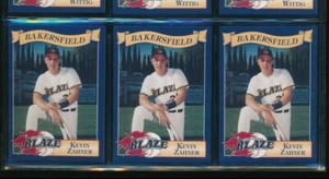 Lot (3) 1995 #10 Kevin Zahner Bakersfield Blaze Cal League (CH16) SWSW