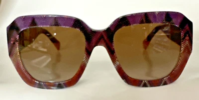Gafas de sol para mujer Missoni -MIS 0079/S - PATRÓN S68 HA VIOLETA HABANA- 55/20/145 Foto 1 de 3