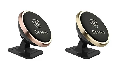 Magnetic Smart Phone Holder Baseus 360° Car Dashboard Mount Bracket Universal UK - Image 1 of 4