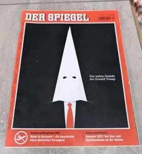 DER SPIEGEL Magazine DONALD TRUMP #34 Edel Rodriguez 2017 Germany KKK News Art - Picture 1 of 4
