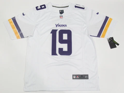 NWT Adam Thielen #19 Minnesota Vikings On-field Limited Game Men's Jersey White Cover